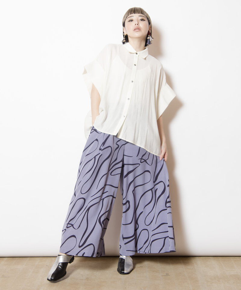  「バックギャザーブラウス」|シャツ・ブラウス|