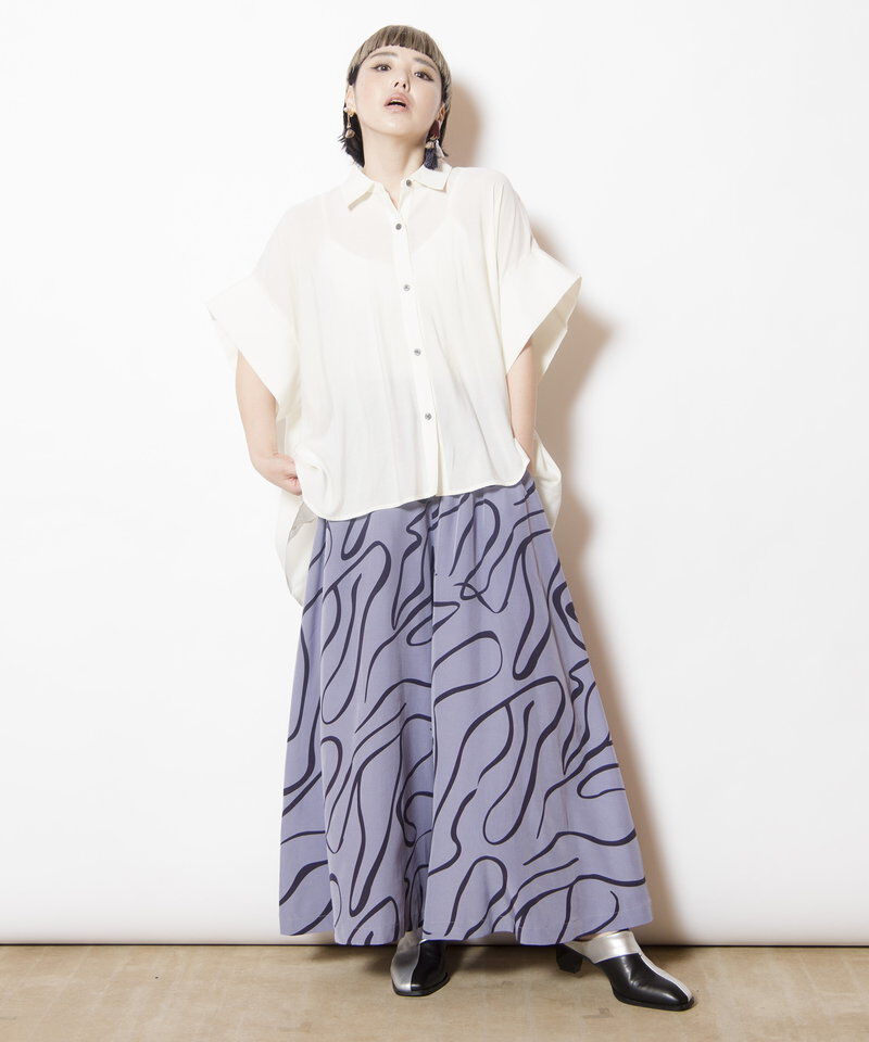  「バックギャザーブラウス」|シャツ・ブラウス|