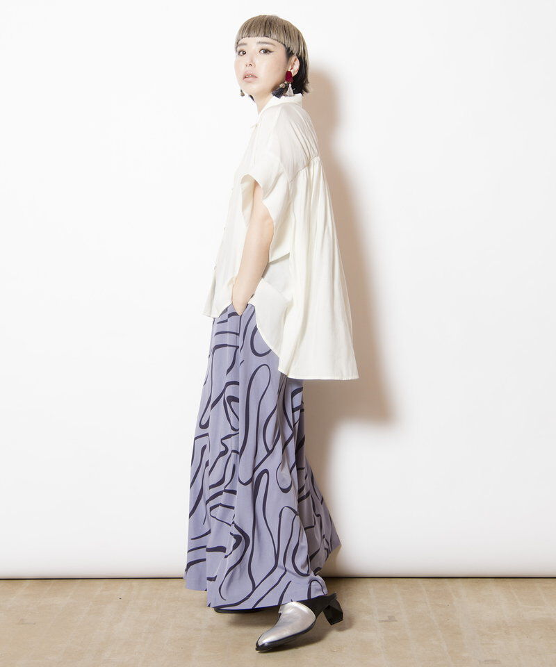  「バックギャザーブラウス」|シャツ・ブラウス|