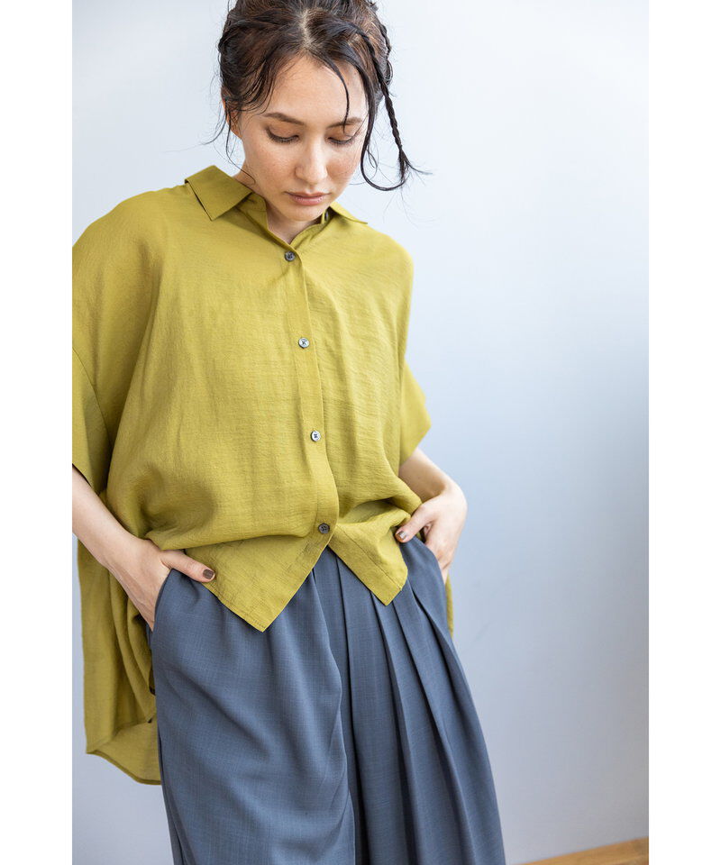  「バックギャザーブラウス」|シャツ・ブラウス|