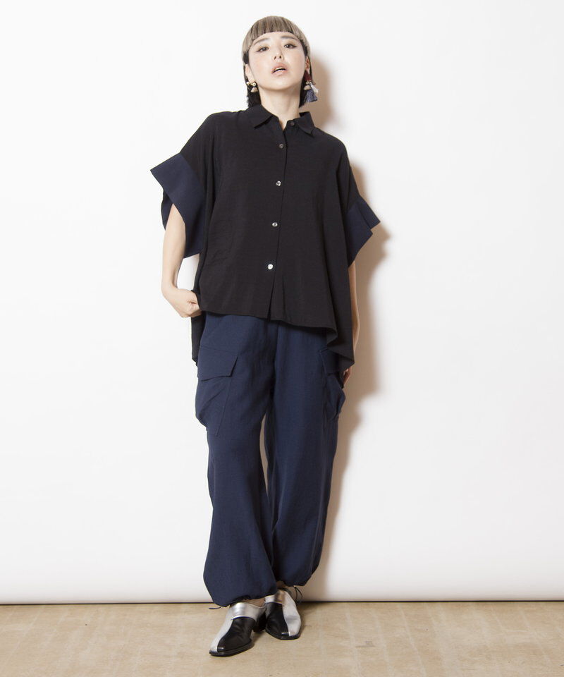  「バックギャザーブラウス」|シャツ・ブラウス|