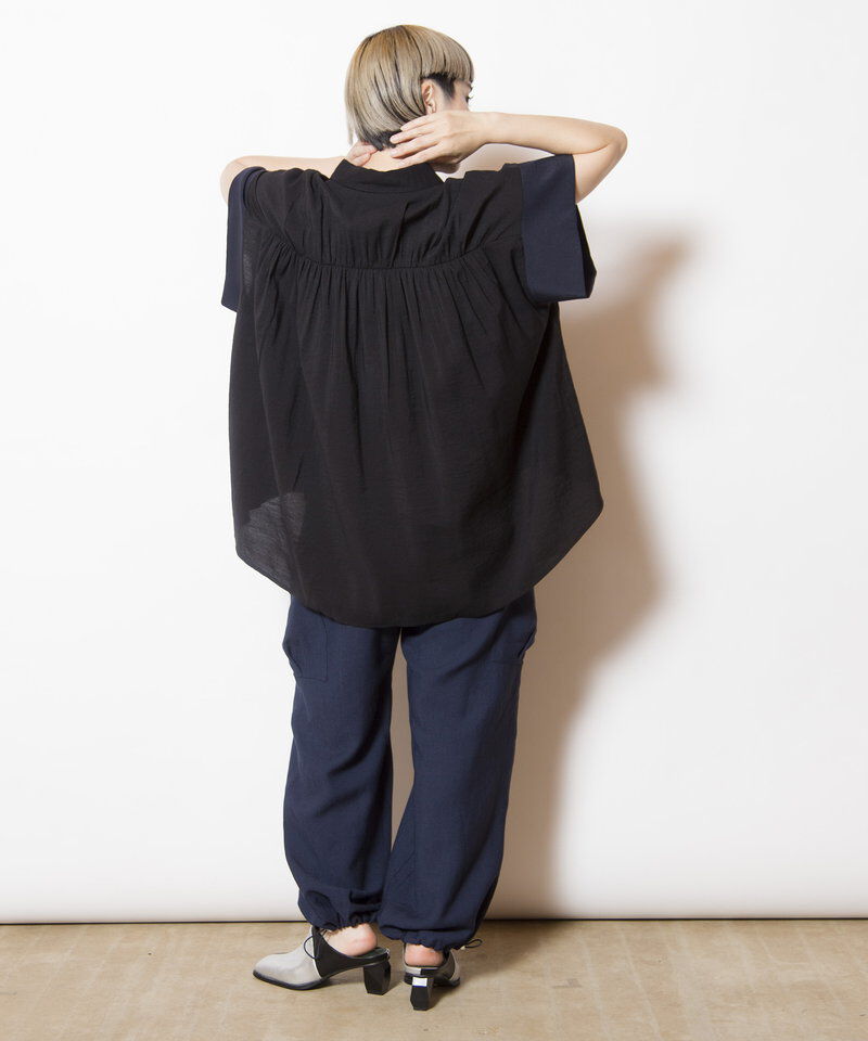  「バックギャザーブラウス」|シャツ・ブラウス|