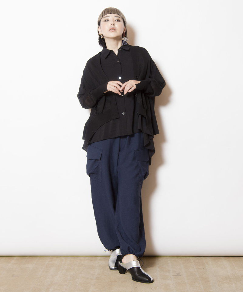  「バックギャザーブラウス」|シャツ・ブラウス|