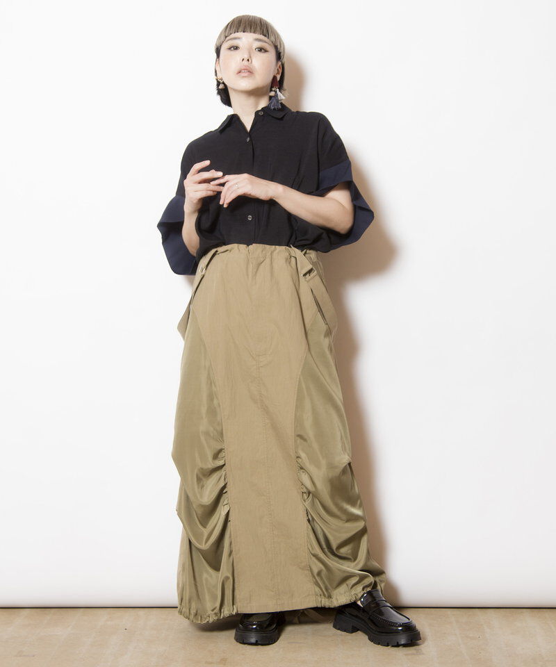  「バックギャザーブラウス」|シャツ・ブラウス|