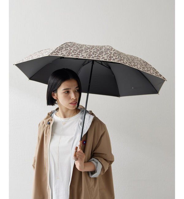  「【晴雨兼用】レオパード楽折り傘」|その他|