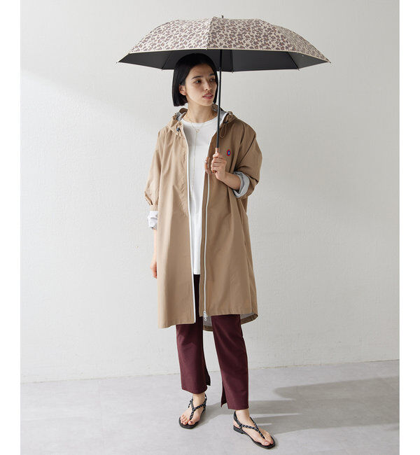  「【晴雨兼用】レオパード楽折り傘」|その他|