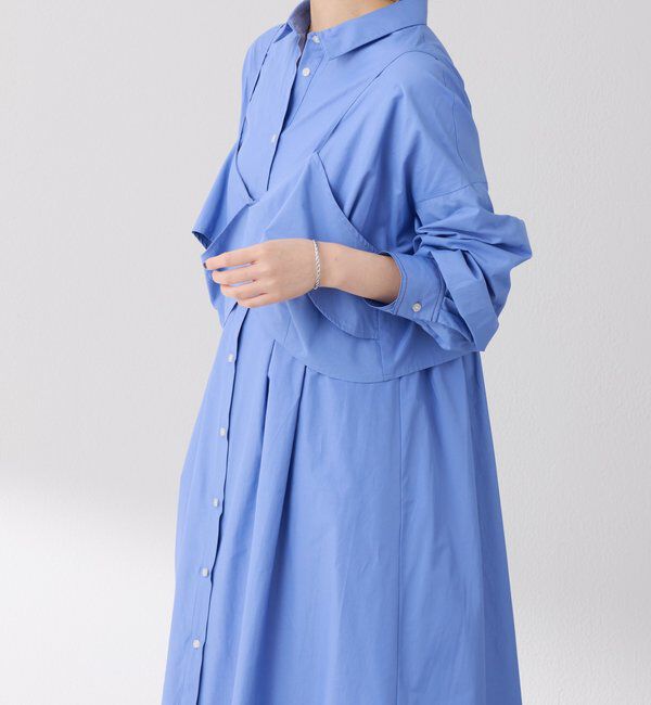  「キャミSETシャツワンピース」|ワンピース|