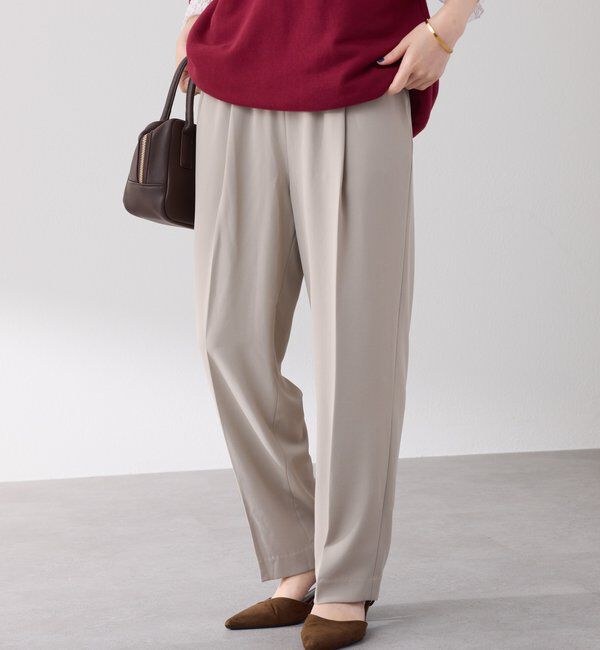  「ウーリーヴィンテージツイルパンツ」|チノ|グレージュ