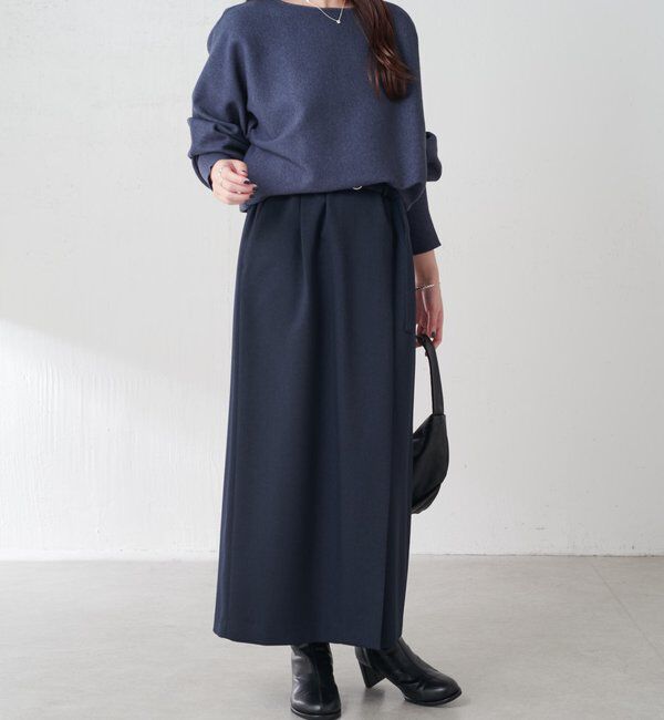  「ウールライクベルテッドスカート」|スカート|
