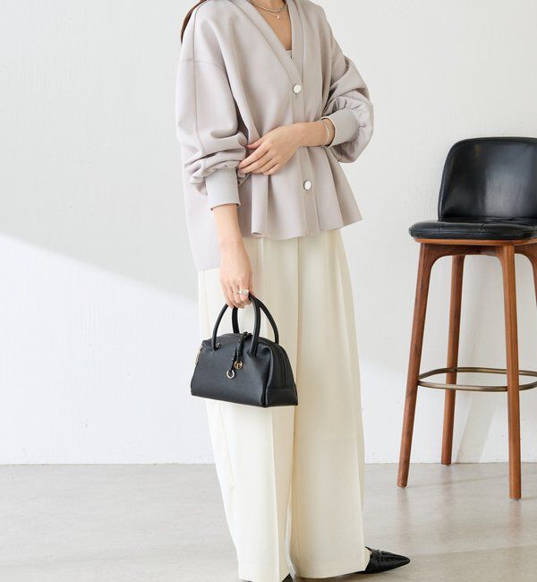  「《予約販売中》【高機能/マイナス3kg/5サイズ展開】ジャージワイドパンツ」|チノ|