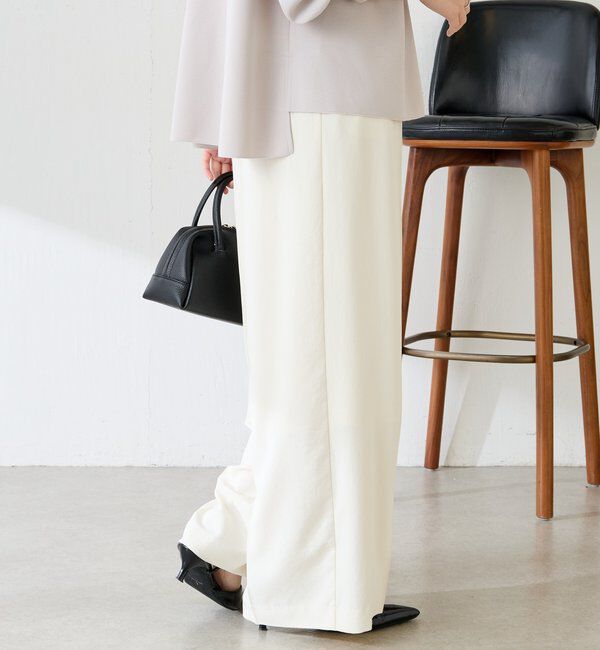  「《予約販売中》【高機能/マイナス3kg/5サイズ展開】ジャージワイドパンツ」|チノ|