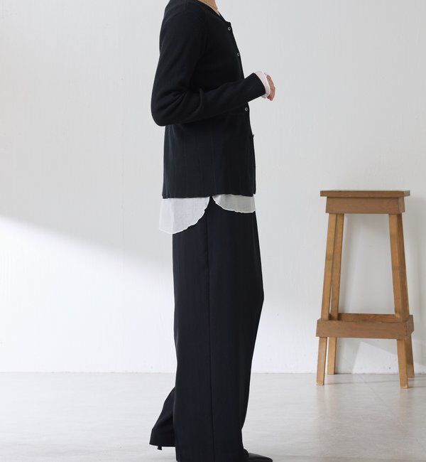  「《予約販売中》【高機能/マイナス3kg/5サイズ展開】ジャージワイドパンツ」|チノ|