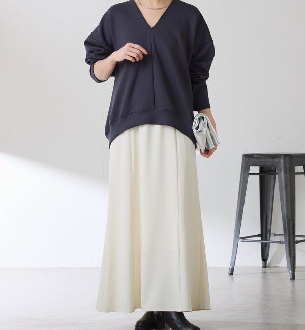  「ポンチＶカットプルオーバー」|Tシャツ・カットソー|