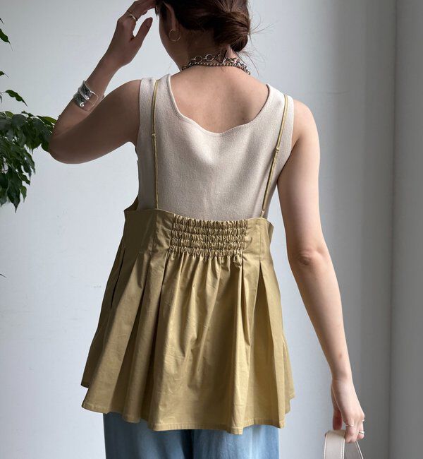  「スクエアニットタンク」|ニット・セーター|