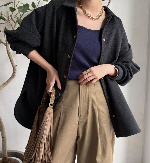  「スクエアニットタンク」|ニット・セーター|