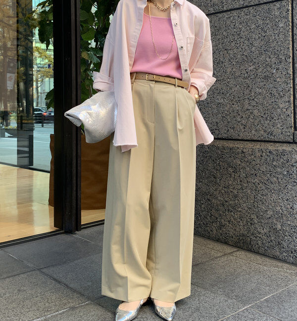  「スクエアニットタンク」|ニット・セーター|