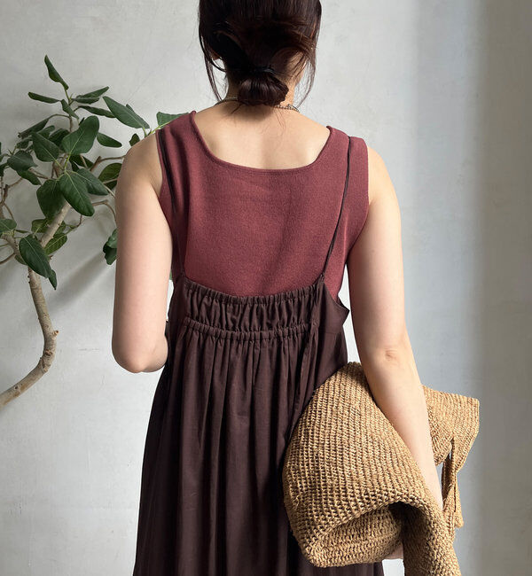  「スクエアニットタンク」|ニット・セーター|