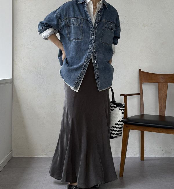  「キュプラフレアスカート」|スカート|