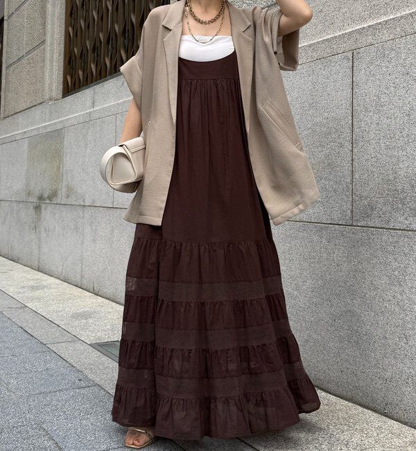  「【新色追加】メッシュ半袖ジャケット」|テーラードジャケット|