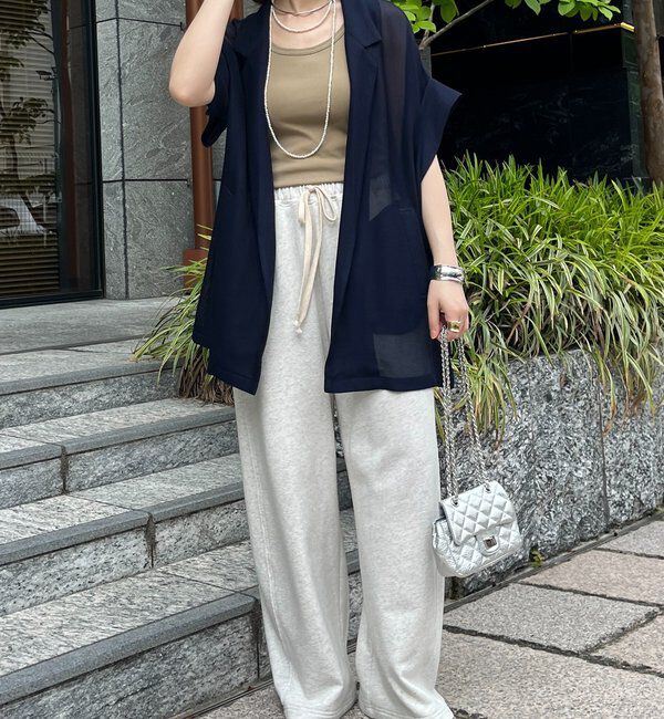  「【新色追加】メッシュ半袖ジャケット」|テーラードジャケット|