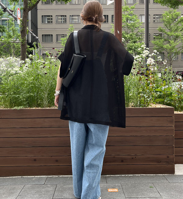  「【新色追加】メッシュ半袖ジャケット」|テーラードジャケット|