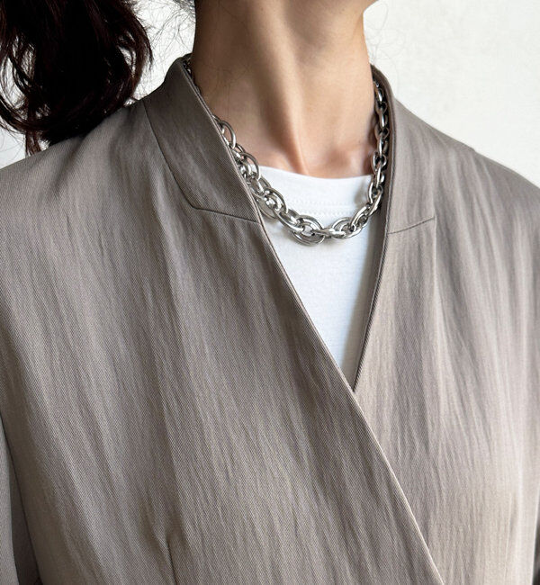  「ノーカラージャケット」|テーラードジャケット|