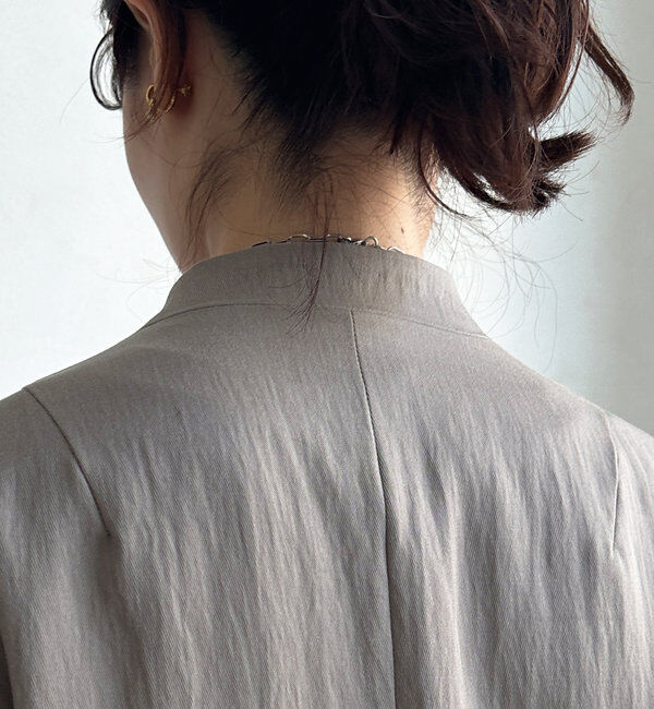  「ノーカラージャケット」|テーラードジャケット|