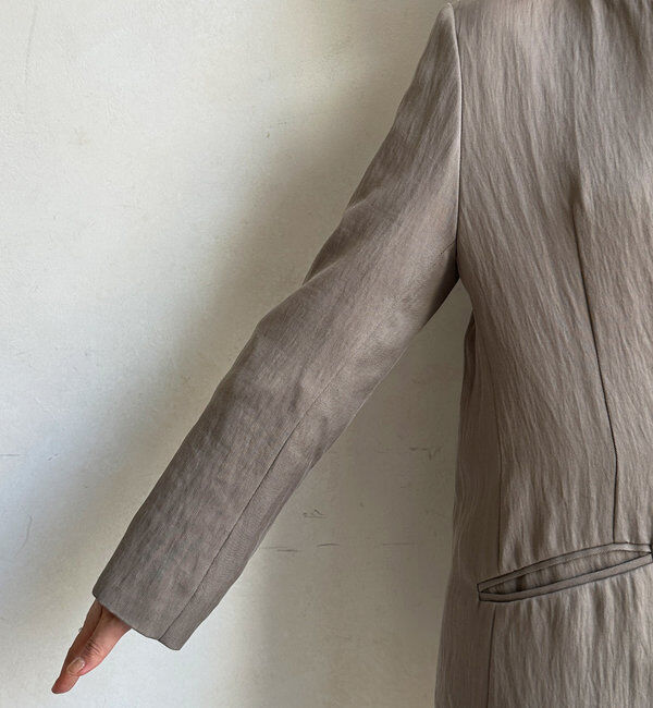  「ノーカラージャケット」|テーラードジャケット|