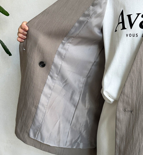  「ノーカラージャケット」|テーラードジャケット|