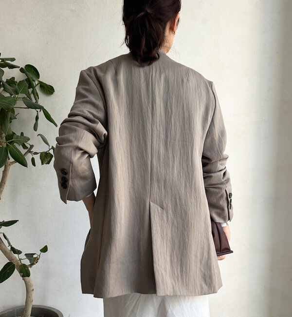  「ノーカラージャケット」|テーラードジャケット|