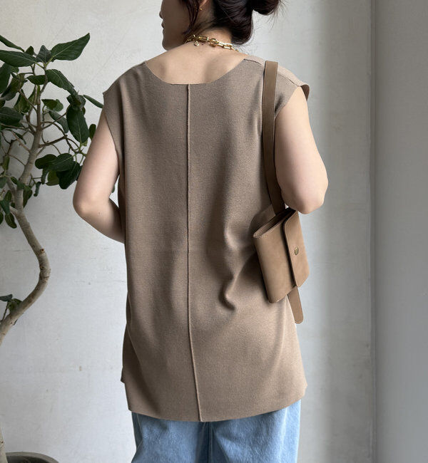  「【WEB限定】ロングニットベスト＋ニットパンツセット」|スーツ|