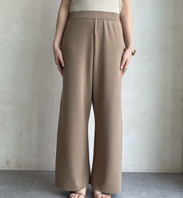  「【WEB限定】ロングニットベスト＋ニットパンツセット」|スーツ|