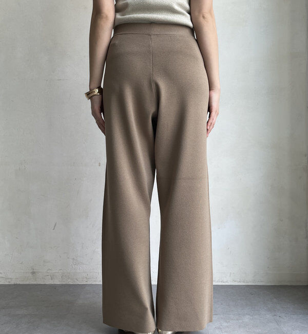  「【WEB限定】ロングニットベスト＋ニットパンツセット」|スーツ|