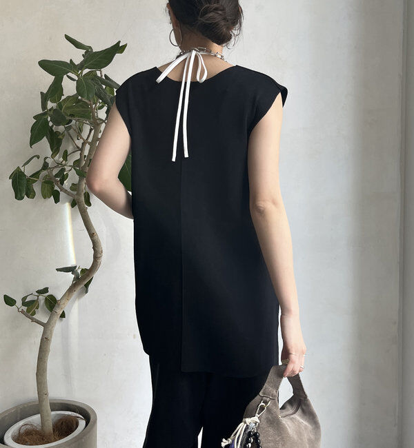  「【WEB限定】ロングニットベスト＋ニットパンツセット」|スーツ|