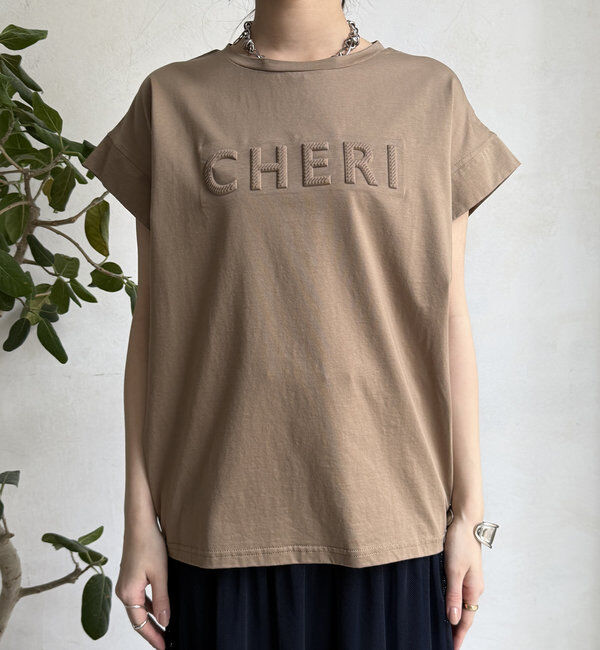  「【WEB限定】CHERIエンボスロゴTEE」|Tシャツ・カットソー|
