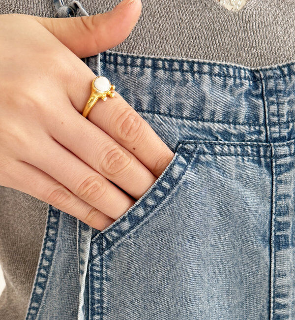  「【新色追加】リヨセルデニムオールインワン」|ワンピース|