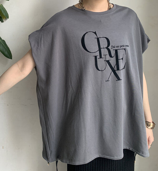  「【WEB限定】ドロストミックスロゴTEE」|Tシャツ・カットソー|