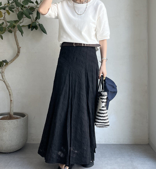  「バック刺繍半袖裏毛スウエット」|Tシャツ・カットソー|