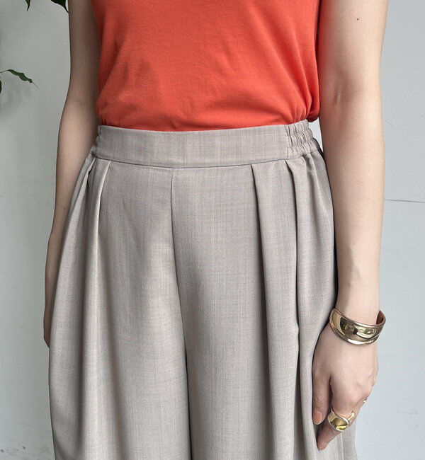  「【WEB限定】 ボリュームタックパンツ」|チノ|