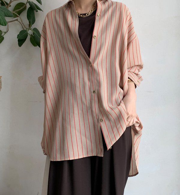  「2WAYシアーストライプシャツ」|シャツ・ブラウス|