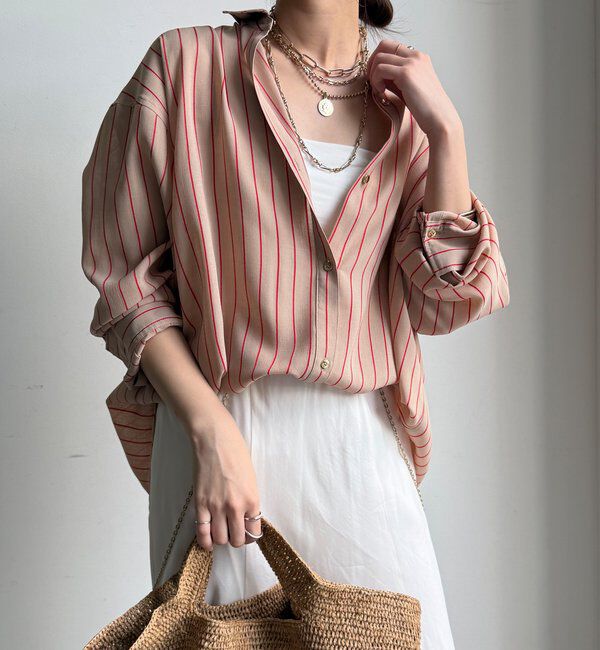  「2WAYシアーストライプシャツ」|シャツ・ブラウス|