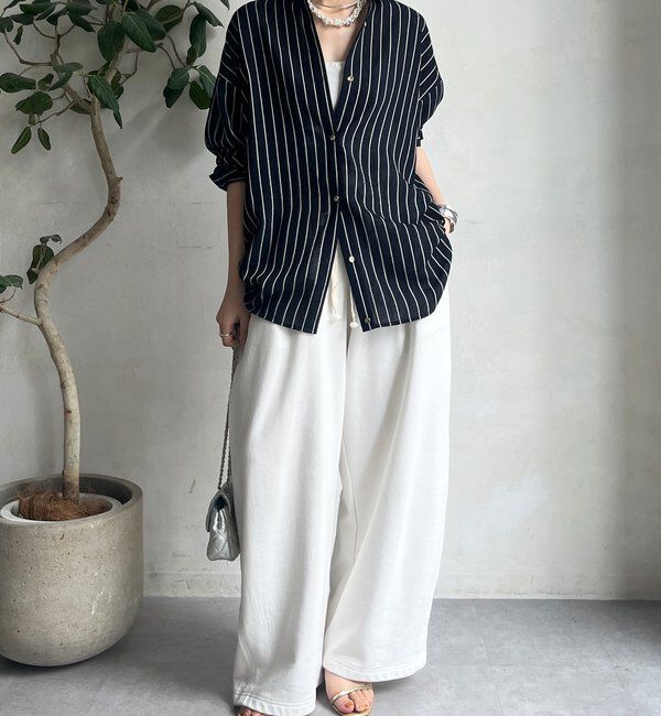  「2WAYシアーストライプシャツ」|シャツ・ブラウス|