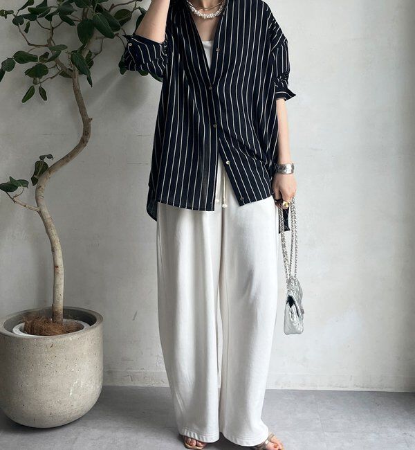  「2WAYシアーストライプシャツ」|シャツ・ブラウス|