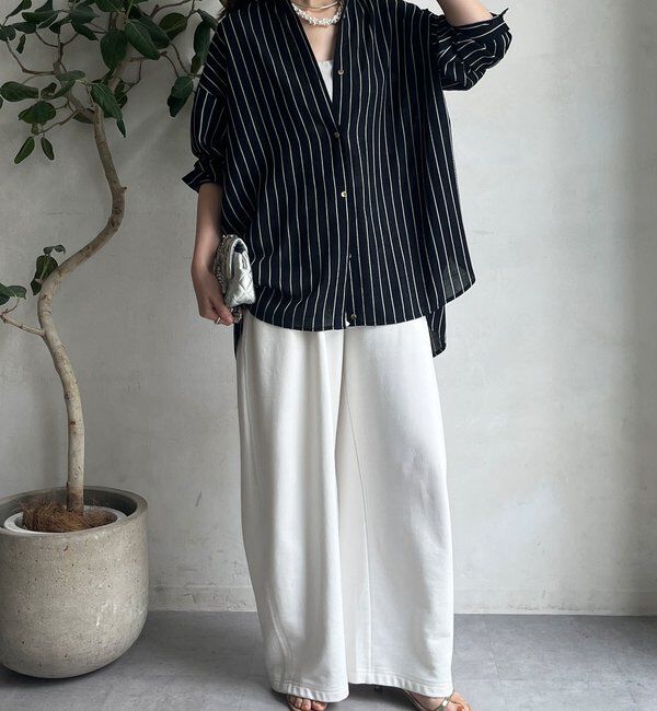  「2WAYシアーストライプシャツ」|シャツ・ブラウス|