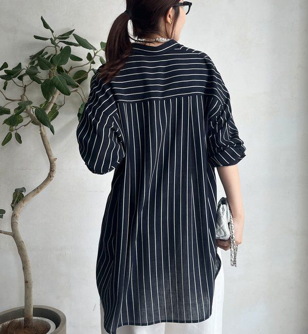  「2WAYシアーストライプシャツ」|シャツ・ブラウス|