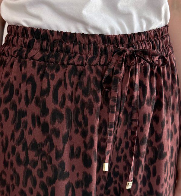  「レオパードイージーパンツ」|チノ|