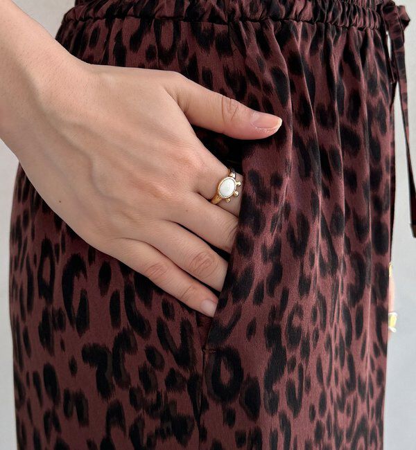  「レオパードイージーパンツ」|チノ|