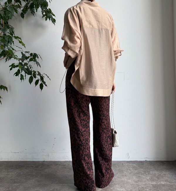  「レオパードイージーパンツ」|チノ|