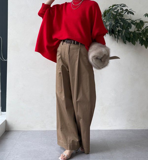  「【WEB限定】ポンチョニット」|ニット・セーター|