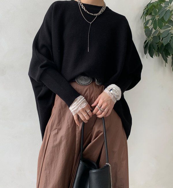  「【WEB限定】ポンチョニット」|ニット・セーター|